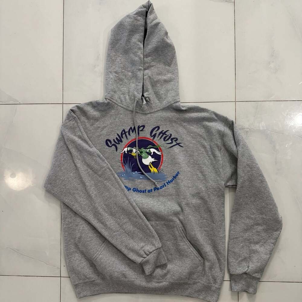 Disney Swamp Ghost Pearl Harbor Hoodie Gray